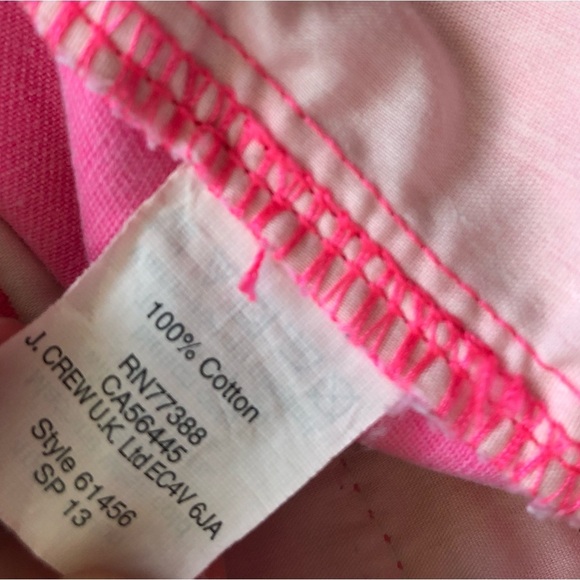 J. Crew Chino Shorts in Bright Pink Women’s Size 12 - Picture 6 of 10
